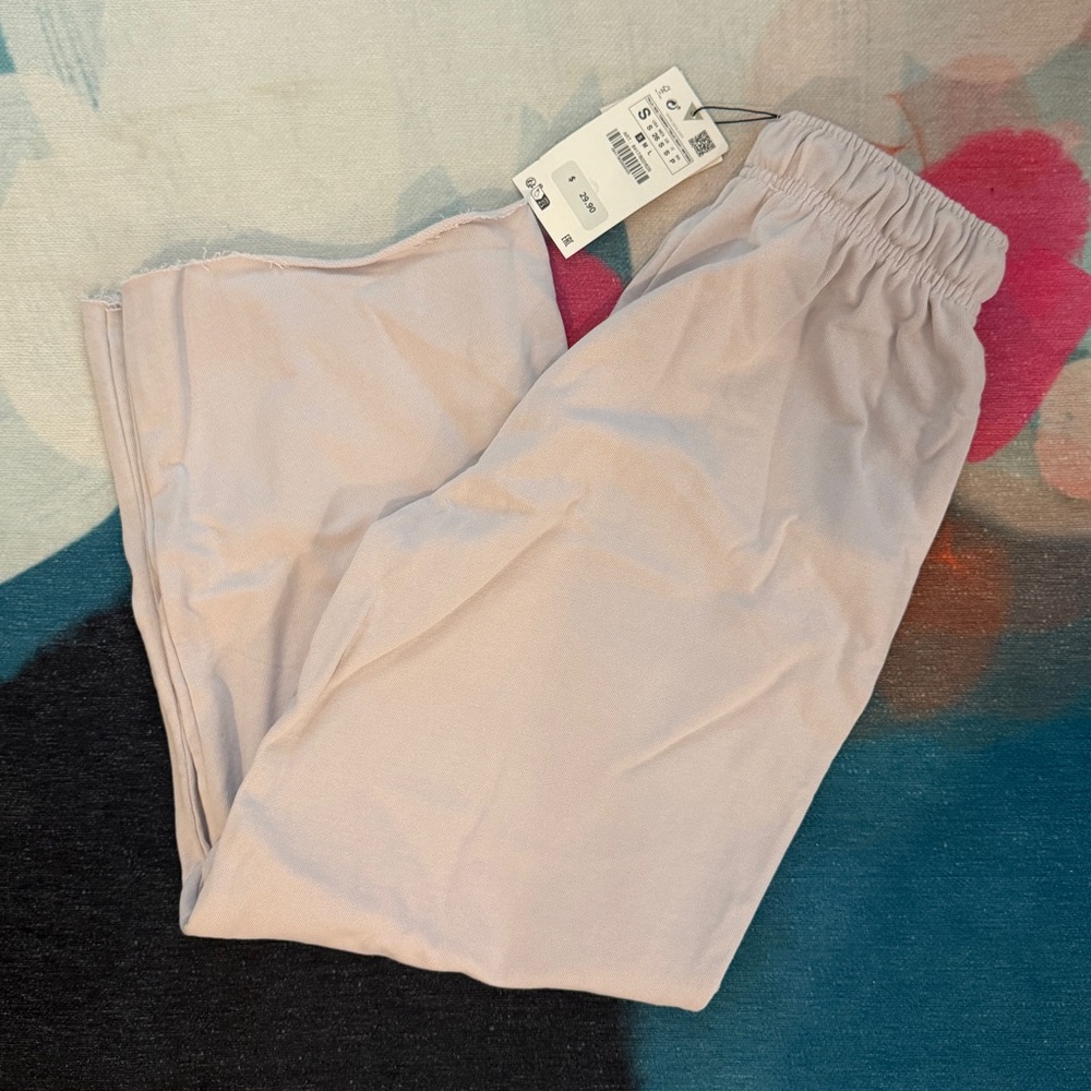 Zara Lilac Straight Leg Sweatpants